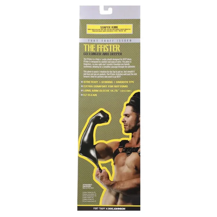 Doc Johnson Fort Troff The FFister Long Arm Sleeve Black Anal Doc Johnson Fort Troff The FFister Long Arm Sleeve Black Anal