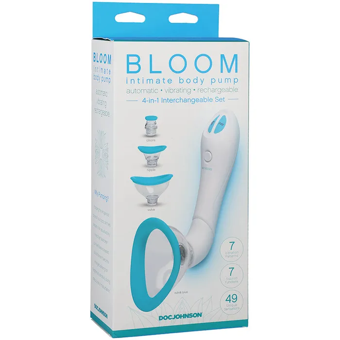 Female Sex Toys DOC JOHNSON Bloom Rechargeable Intimate Body Pump