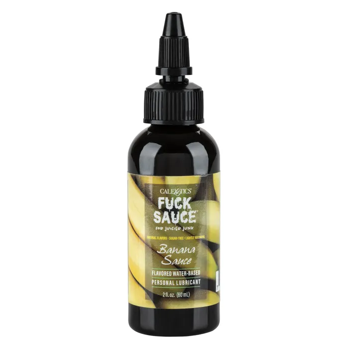 Fuck Sauce Flavored WaterBased Personal Lubricant Banana 2 Fl Oz CalExotics Lubricants Fuck Sauce Flavored WaterBased Personal Lubricant Banana 2 Fl Oz CalExotics Lubricants