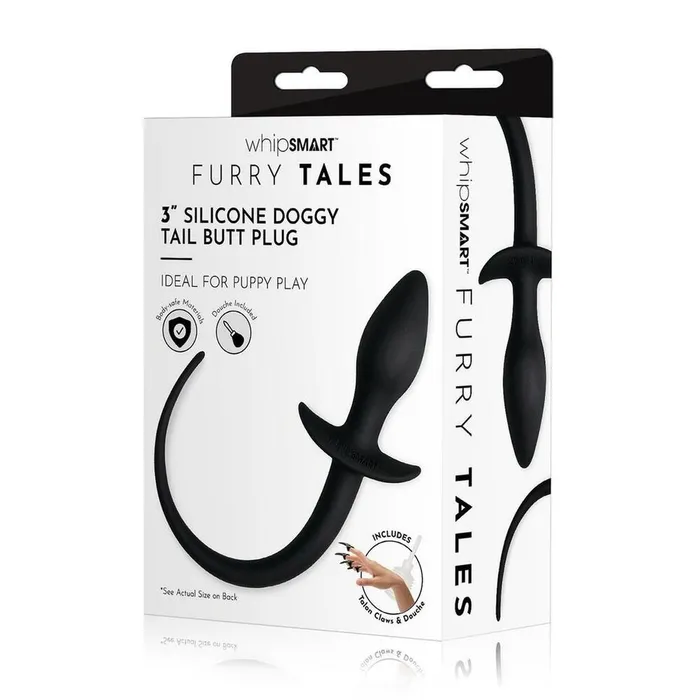 Furry Tales 115 Inch Silicone Doggy Tail Butt Plug Black Whipsmart Anal Furry Tales 115 Inch Silicone Doggy Tail Butt Plug Black Whipsmart Anal