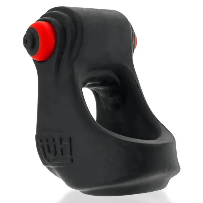 Hunkyjunk Vibrating Cock Ring Revsling Black DUS Couples