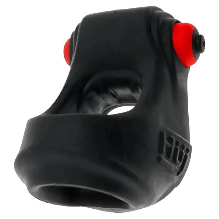 Hunkyjunk Vibrating Cock Ring Revsling Black DUS Couples