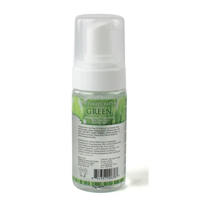 Intimate Earth Green Tea Toy Cleaner 100ml HOL Vibrators Intimate Earth Green Tea Toy Cleaner 100ml HOL Vibrators