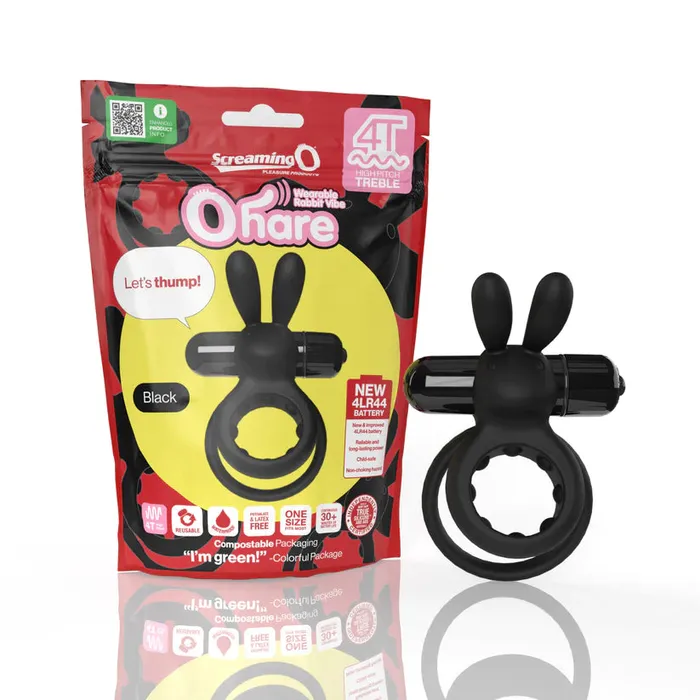 Male Sex Toys SCREAMING O SCREAMING O 4T OHARE PENIS RING HIGH PITCH BLACK Male Sex Toys SCREAMING O SCREAMING O 4T OHARE PENIS RING HIGH PITCH BLACK