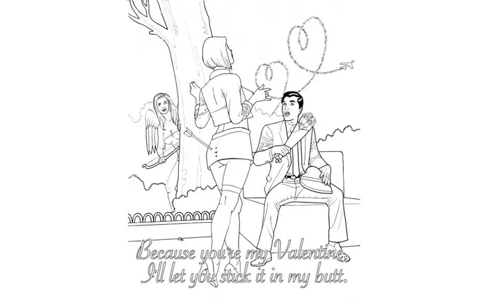MY NAUGHTY VANLENTINE COLOURING BOOK Not specified Vibrators