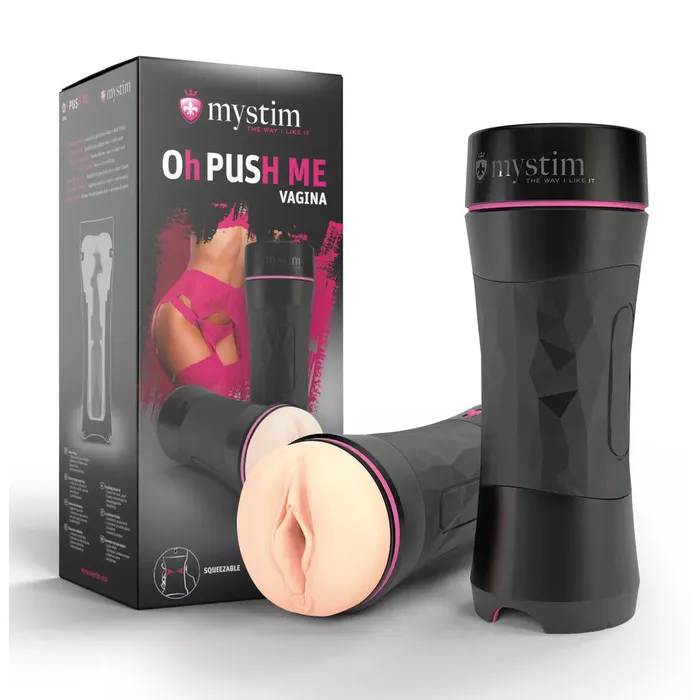 Mystim Male Sex Toys Mystim Oh Push Me Vagina Masturbator Mystim Male Sex Toys Mystim Oh Push Me Vagina Masturbator