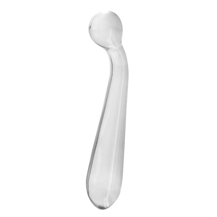 NS Novelties Dildos Crystal Premium Glass GSpot Wand Clear