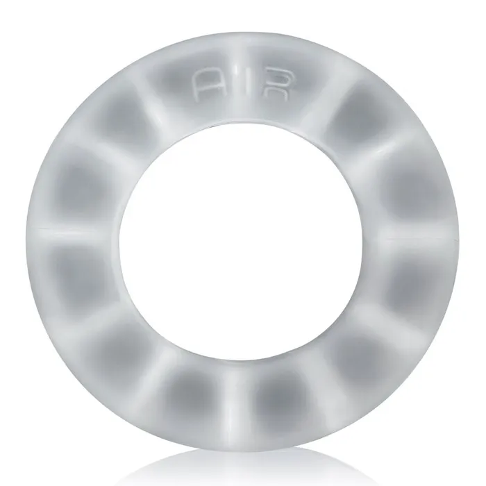 Oxballs Male Sex Toys Air SuperLite Airflow Cockring Clear Ice