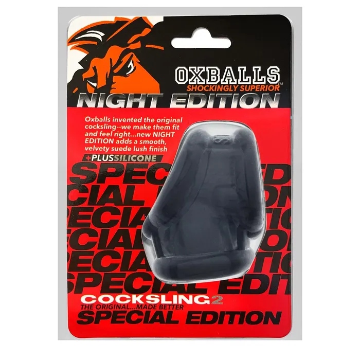 OXBALLS Male Sex Toys Cocksling 2 Cock Ball Sling Night