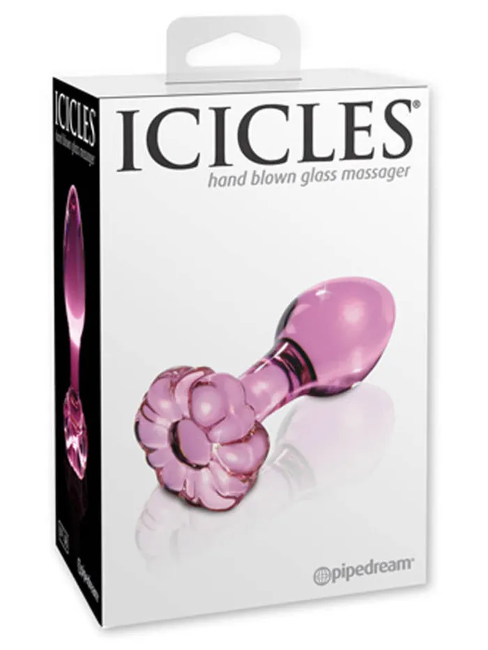 PIPEDREAM Icicles No 48 Pink Flower Vibrators