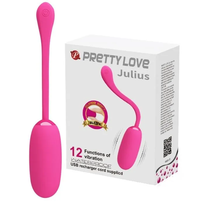 PRE Vibrators Pretty Love Egg Bullet Vibrator Julius Pink