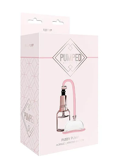 Pumped Pussy Pump Rose Gold SHOTS AMERICA Male Sex Toys