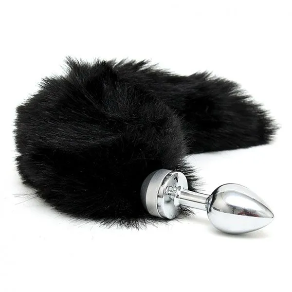 Rimba Anal Butt Plug With Black Tail Small