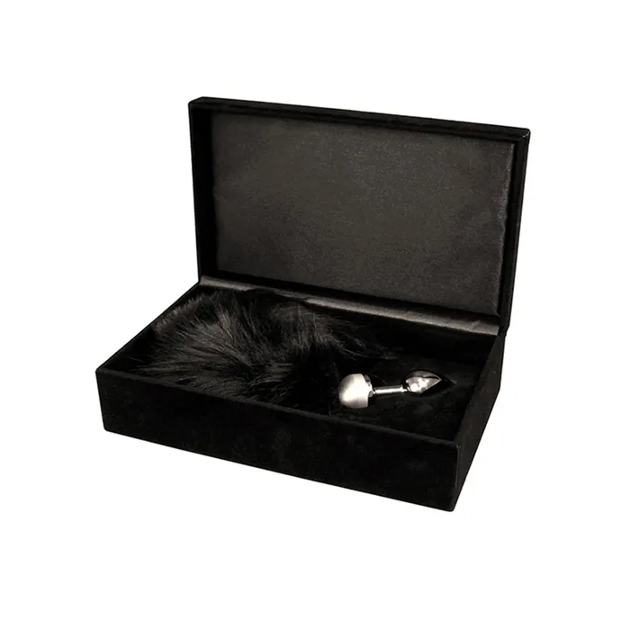 Rimba Anal Butt Plug With Black Tail Small Rimba Anal Butt Plug With Black Tail Small