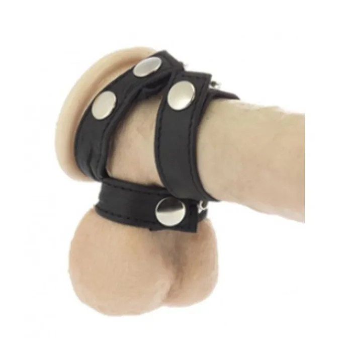 Rimba Leather Cock And Ball Strap Rimba Male Sex Toys