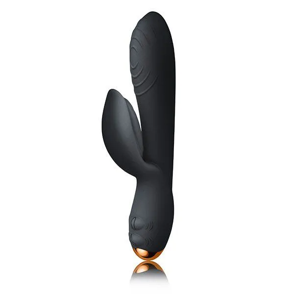 RocksOff Vibrators RocksOff EveryGirl Rechargeable Rabbit Vibrator Black