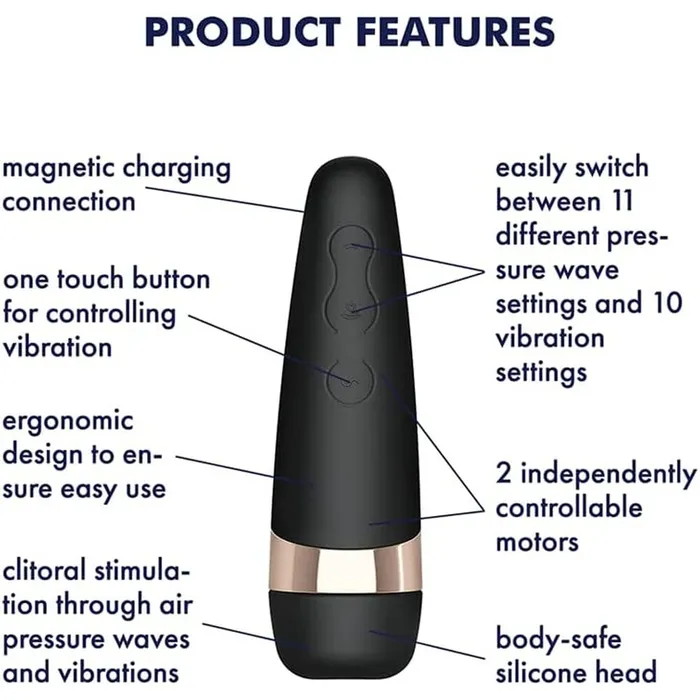 Satisfyer Vibrators Satisfyer Pro 3 Plus Vibration Clitoral Massager Satisfyer Vibrators Satisfyer Pro 3 Plus Vibration Clitoral Massager