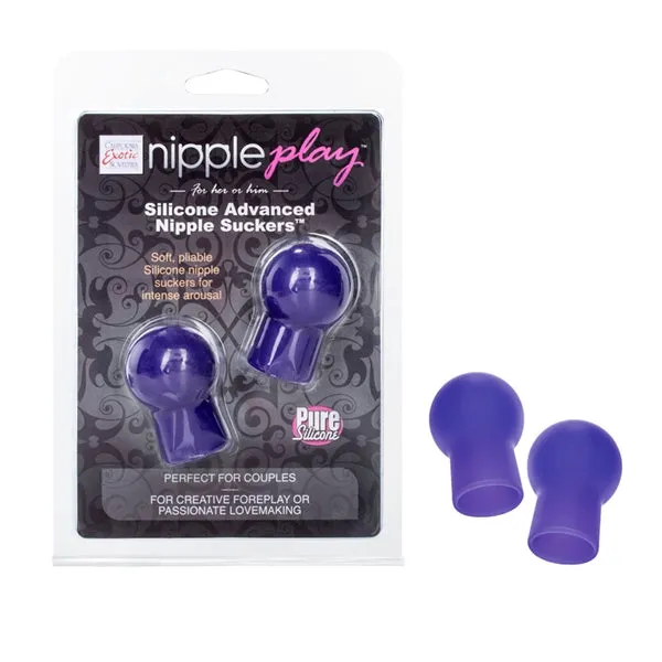 Vibrators California Exotic Novelties Nipple Play Nipple Suckers Advanced Purple