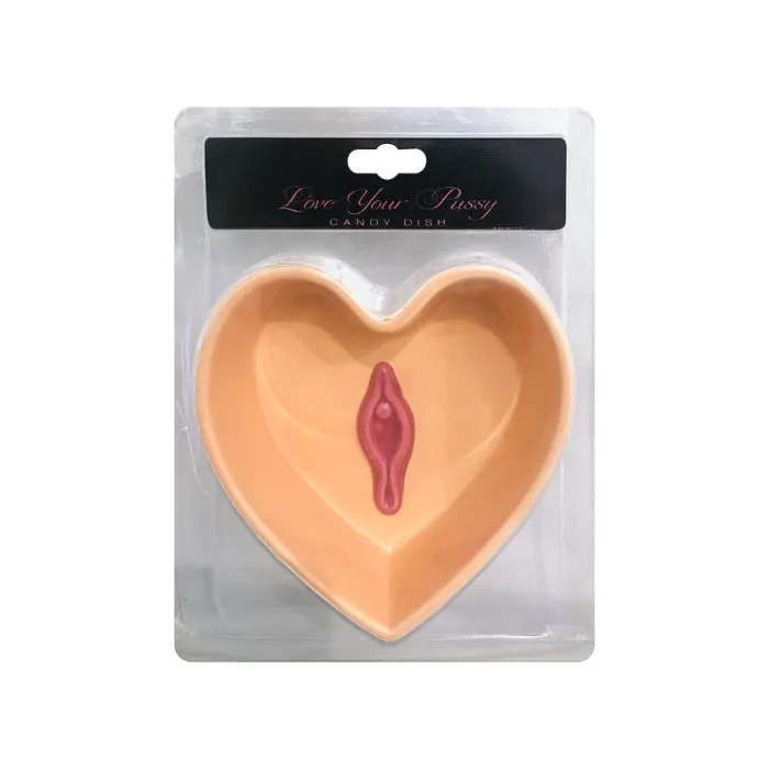 WIL Female Sex Toys Heart Shaped Pussy Candy Dish