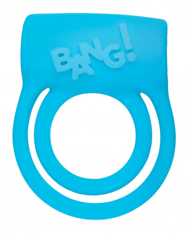 XR Brands Anal Bang Duo Blast C Ring Butt Plug Bullet Blindfold Kit Black