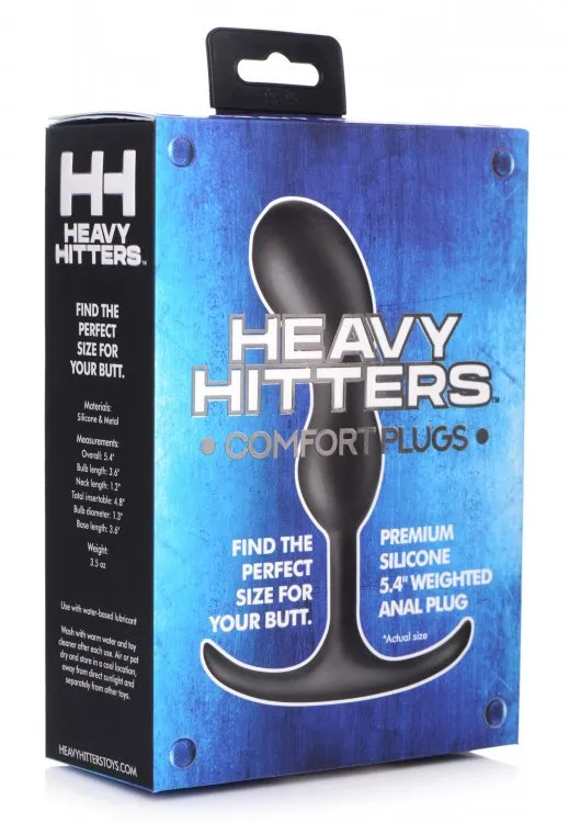 XR Brands Male Sex Toys Heavy Hitters Comfort Plugs 64in Small Anal Plug