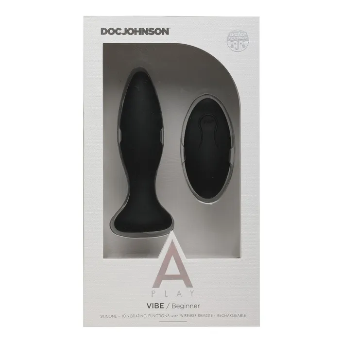 A Play VIBE Rechargeable Silicone Anal Plug wRemote A Play Anal