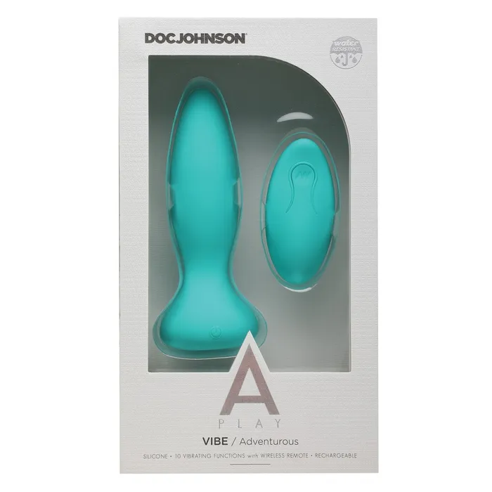 A Play VIBE Rechargeable Silicone Anal Plug wRemote A Play Anal