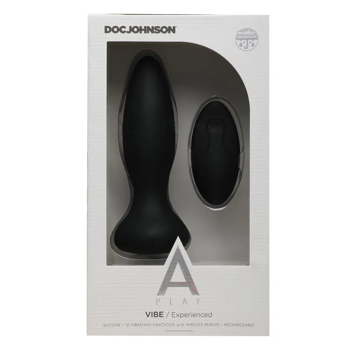 A Play VIBE Rechargeable Silicone Anal Plug wRemote A Play Anal