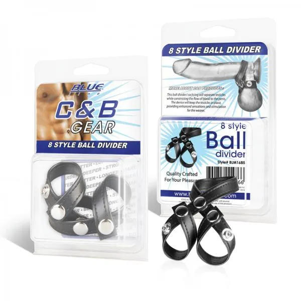 Anal Electric Eel Inc C B Gear 8 Style Ball Divider Black Anal Electric Eel Inc C B Gear 8 Style Ball Divider Black