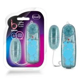 B Yours Glitter Power Bullet Blue Blush Novelties Vibrators