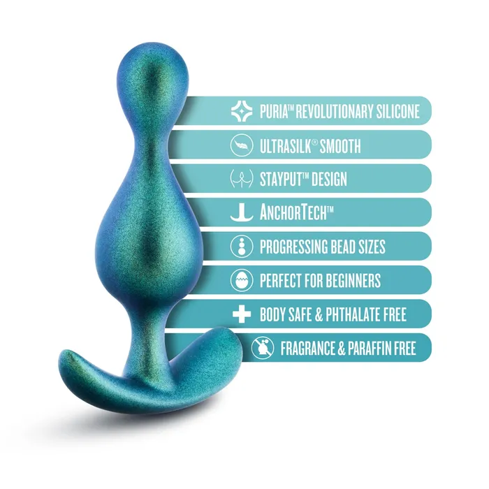 Blush Anal Anal Adventures Matrix Photon Plug Neptune Teal Blush Anal Anal Adventures Matrix Photon Plug Neptune Teal