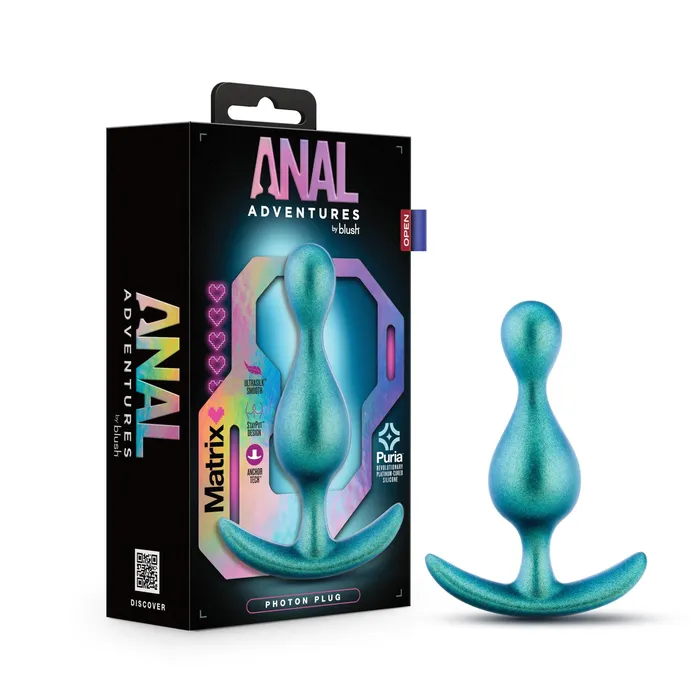 Blush Anal Anal Adventures Matrix Photon Plug Neptune Teal Blush Anal Anal Adventures Matrix Photon Plug Neptune Teal