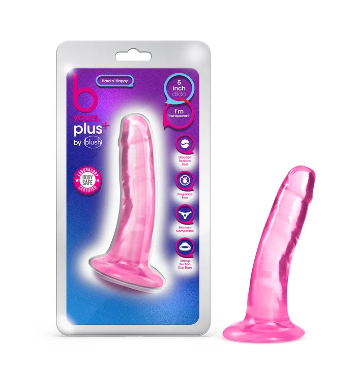 Blush Novelties B Yours Plus Hard N Happy Pink Vibrators
