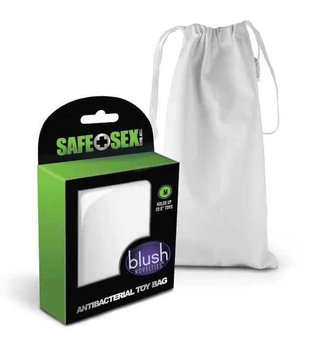 Blush Novelties Couples Safe Sex Antibacterial Toy Bag Medium 24 Piece Counter Display