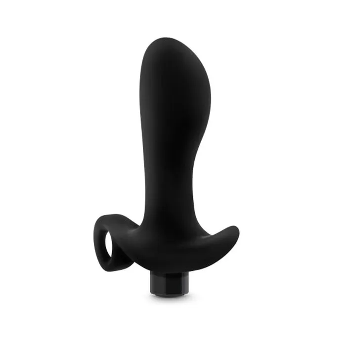Blush Novelties Male Sex Toys Anal Adventures Platinum Silicone Vibrating Prostate Massager 01 Black Blush Novelties Male Sex Toys Anal Adventures Platinum Silicone Vibrating Prostate Massager 01 Black