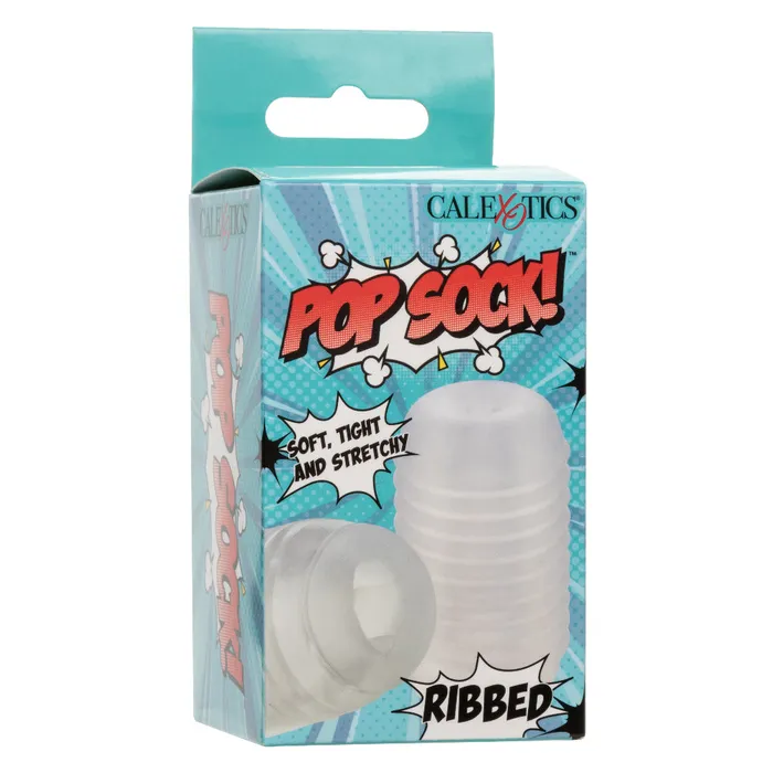 CalExotics Pop Sock Ribbed Clear Anal CalExotics Pop Sock Ribbed Clear Anal