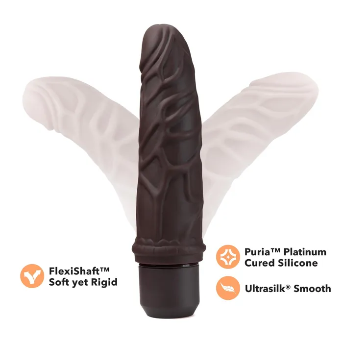 Dildos Blush Novelties Dr Skin Silicone Dr Robert 7 Inch Vibrating Dildo Brown Dildos Blush Novelties Dr Skin Silicone Dr Robert 7 Inch Vibrating Dildo Brown