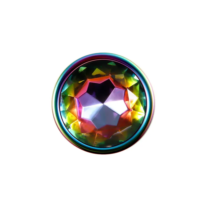 Evolved Novelties Anal Rainbow Metal Plug Large Evolved Novelties Anal Rainbow Metal Plug Large