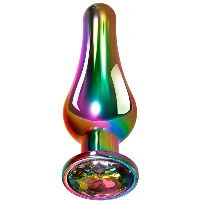 Evolved Novelties Anal Rainbow Metal Plug Large Evolved Novelties Anal Rainbow Metal Plug Large