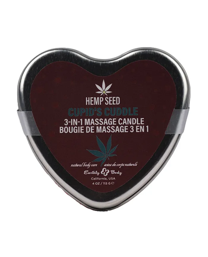 Hemp Seed 3in1 Valentines Day Candle Cupids Cuddle 4 Oz Earthly Body Female Sex Toys Hemp Seed 3in1 Valentines Day Candle Cupids Cuddle 4 Oz Earthly Body Female Sex Toys