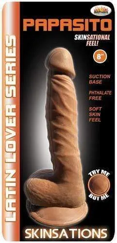 Hott Products Skinsations Latin Lover Series 8 Inches Papasito Dildos Hott Products Skinsations Latin Lover Series 8 Inches Papasito Dildos