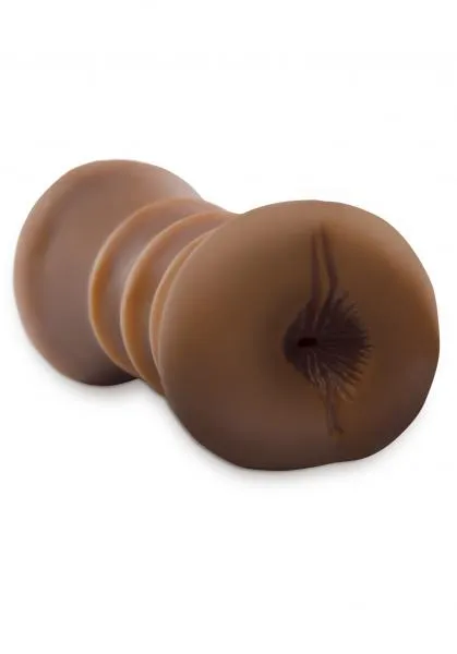 Male Sex Toys Flip a Sista Over Dual Ends Stroker Brown Pipedream Products