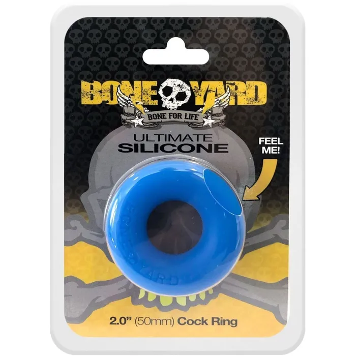 Male Sex Toys Rascal Boneyard Ultimate Silicone Cock Ring Blue Male Sex Toys Rascal Boneyard Ultimate Silicone Cock Ring Blue