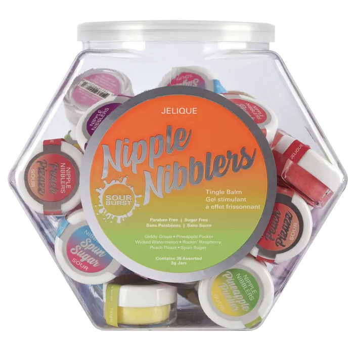 Nipple Nibbler Sour Tingle Balm Assorted 36 Pc Bowl 3g Jar Jelique Products Vibrators Nipple Nibbler Sour Tingle Balm Assorted 36 Pc Bowl 3g Jar Jelique Products Vibrators