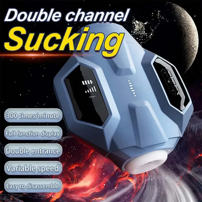 NyoKii Pre Order Male Sex Toys SVAKOM Dual Opening 5 Thrusting Sucking Male Stroker