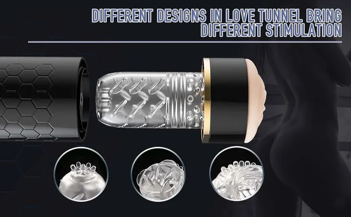 NyoKii Pre Order SWORDSMAN 10 Thrusting Spinning Suction Male Masturbator Male Sex Toys