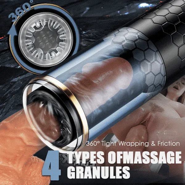 NyoKii Pre Order SWORDSMAN 10 Thrusting Spinning Suction Male Masturbator Male Sex Toys