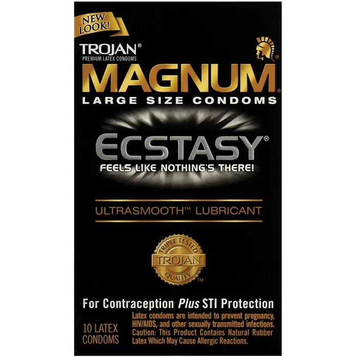 Paradise Marketing Female Sex Toys Trojan Magnum Ecstasy Condoms Box Of 10 Paradise Marketing Female Sex Toys Trojan Magnum Ecstasy Condoms Box Of 10