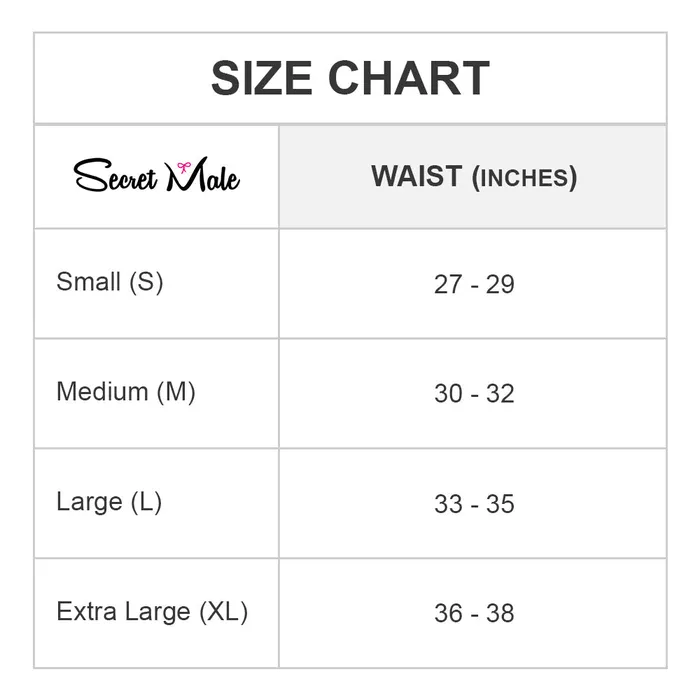 Secret Male Male Sex Toys Secret Male 2 in 1 Lacy Bikini