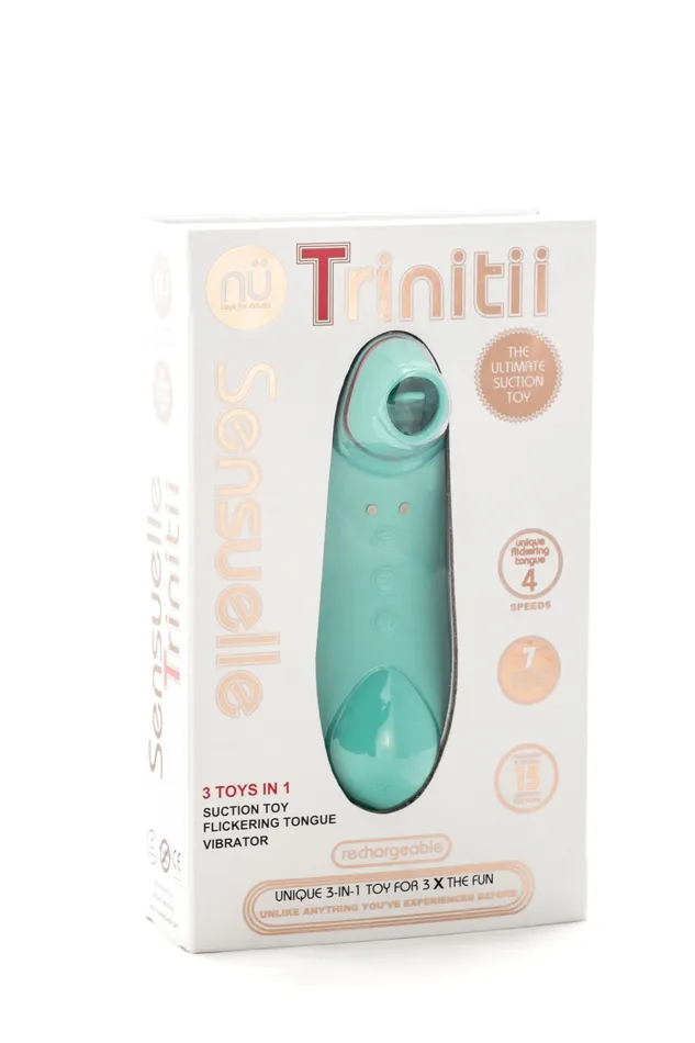 Sensuelle Trinitii 3 in 1 Vibrator Electric Blue Sensuelle Vibrators